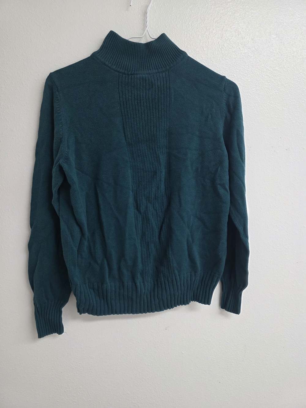 dressbarn Teal Turtleneck Sweater (0598)